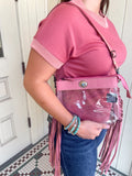 Pink Clear Bag