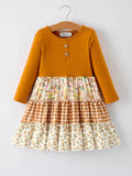 Patchwork Floral Dress