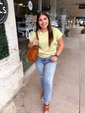 Waffle Knit Top