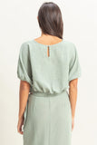 Hem Crop Woven Top
