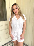 Linen Top Set *FINAL SALE*