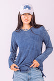 RAW SEAM KNIT TOP