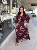 Tiered Floral Maxi Dress