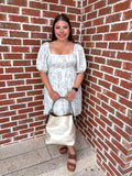 Floral Pleated Dress