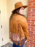 SUEDE FRINGE JACKET