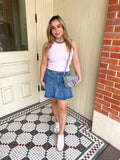 Mini Denim Skirt