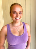 Ribbed Cropped Tank