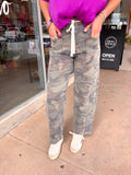 Slouchy Crop Barrel Camo