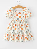 Girls Pumpkin Dress