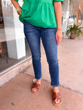 Mica Mid Rise Staight Leg
