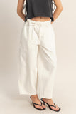 Drawstring Wide Pants