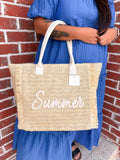 Woven Fringe Bag