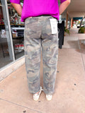 Slouchy Crop Barrel Camo