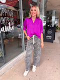 Slouchy Crop Barrel Camo