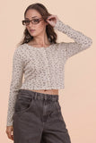 Button Up Knit Top