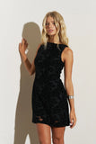 Floral Velvet  Mini Dress