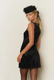 Velvet Lace Mini Dress