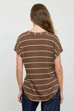 Stripe  Knit Top