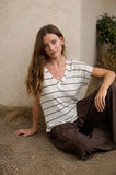 Stripe  Knit Top