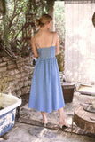 Embroidered Midi Dress