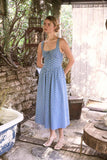 Embroidered Midi Dress