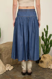 Denim Maxi Skirt