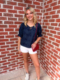 Embroidered Top