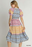 Aztec Midi Dress