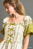 Tiered Mini Dress