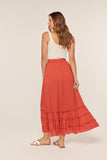 Ruffle Maxi Skirt