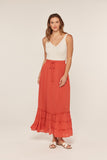 Ruffle Maxi Skirt