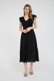 Smocked Midi Dress