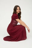 Smocked Midi Dress