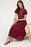 Smocked Midi Dress