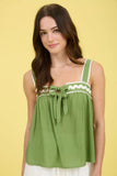 Sleeveless Tie Blouse *FINAL SALE*