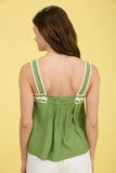 Sleeveless Tie Blouse *FINAL SALE*