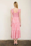 Plaid Midi Dress