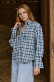 Plaid Long Sleeve Top