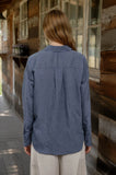 Button Down Long Sleeve Top