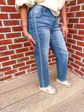 Risen High Rise Barrel Jeans
