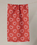 Soft Heart Tea Towel