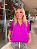 Bubble Hem Blouse
