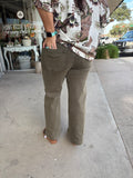 High-rise Wide Crop Trouser