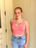 Ribbed Cropped Tank