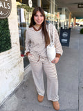 Stripe Pullover Set