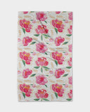 Pink Peony Tea Towel