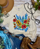 Bluebonnet Howdy Tee