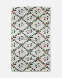 Christmas Lattice Tea Towel