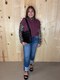 Risen Tummy Control Mid Rise Crop Wide Cuff
