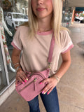 Ribbed Contrast Top